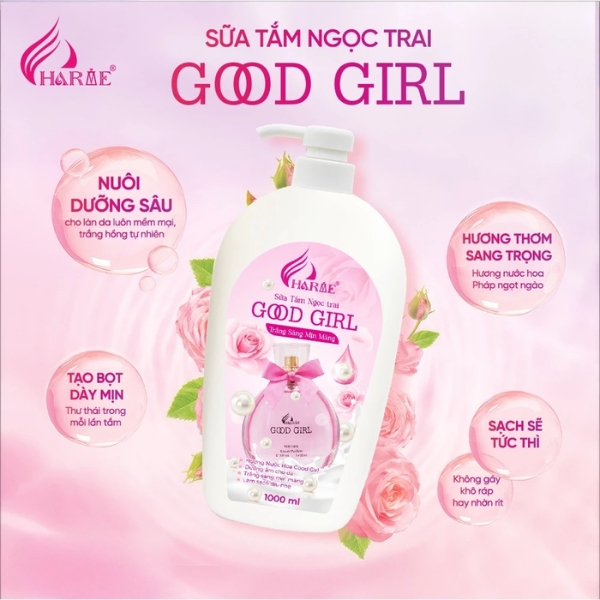 Sữa tắm hương nước hoa Charme Good Girl 1000ml