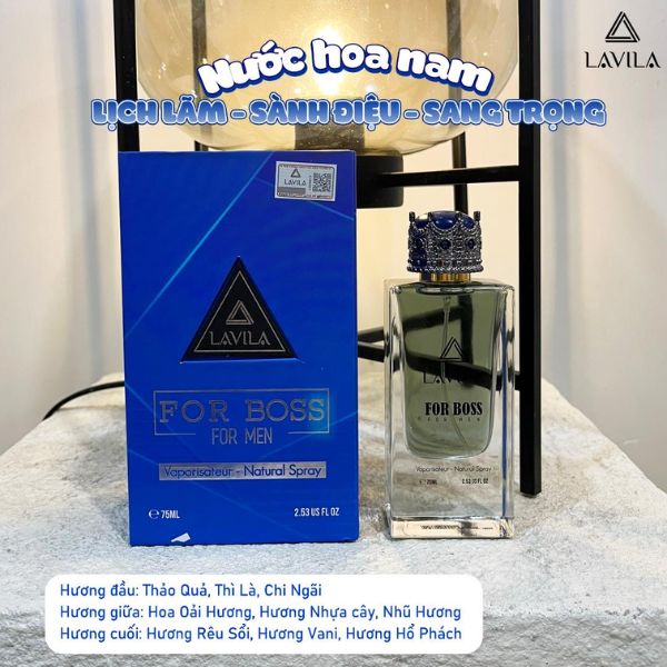 Nước hoa nam Lavila For Boss 75ml