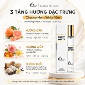 Nước hoa Charme Mont White 10ml