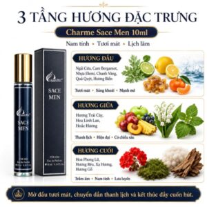 Nước hoa Charme Sace Men 10ml chính hãng Nước hoa Charme Sace Men 10ml