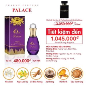 Nước hoa Nữ Charme Palace 50ml chính hãng Nước hoa Nữ Charme Palace 50ml