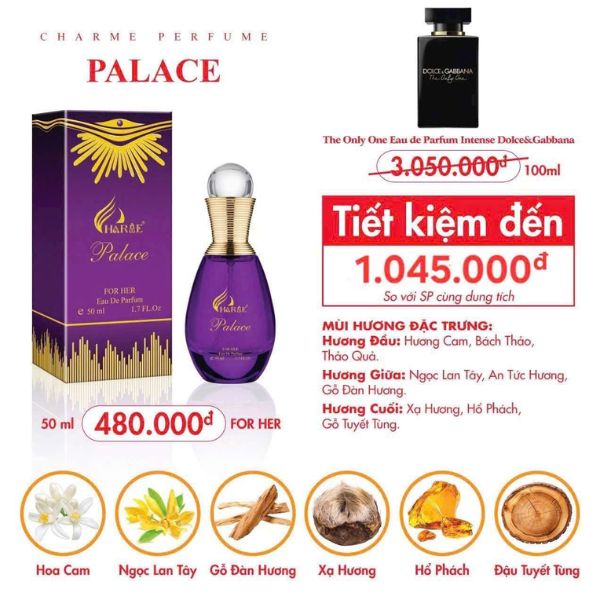 Nước hoa Nữ Charme Palace 50ml