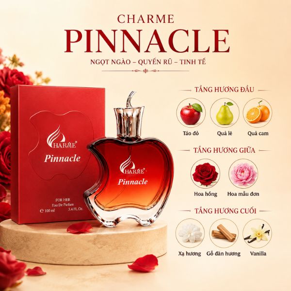 Nước hoa Charme Pinnacle 100ml mẫu mới