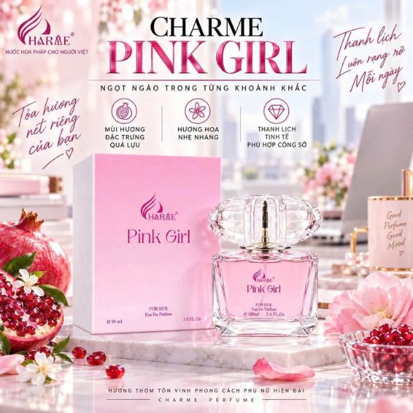 Nước hoa Charme Pink Girl 90ml chính hãng