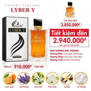 Nước hoa Charme Lyber Y 100ml